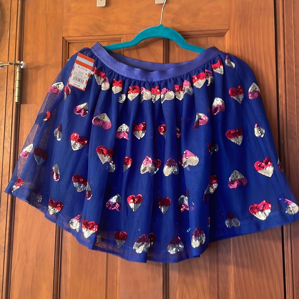 Royal blue girls skirt